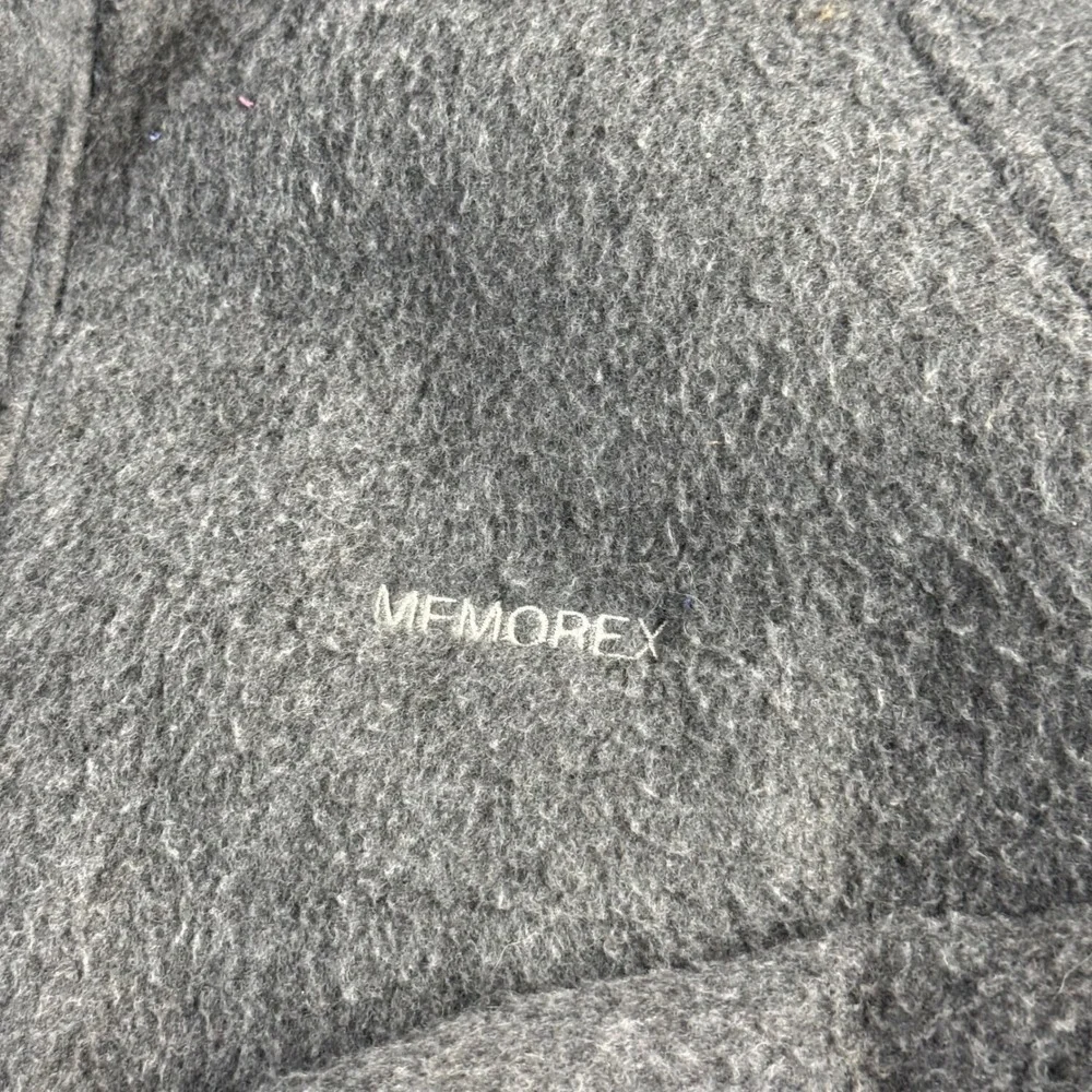Swingster Vintage Memorex Fleece‎ Bomber Jacket Grey Sherpa Lined Mens XL USA